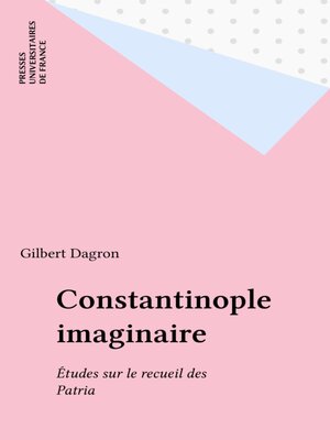 cover image of Constantinople imaginaire